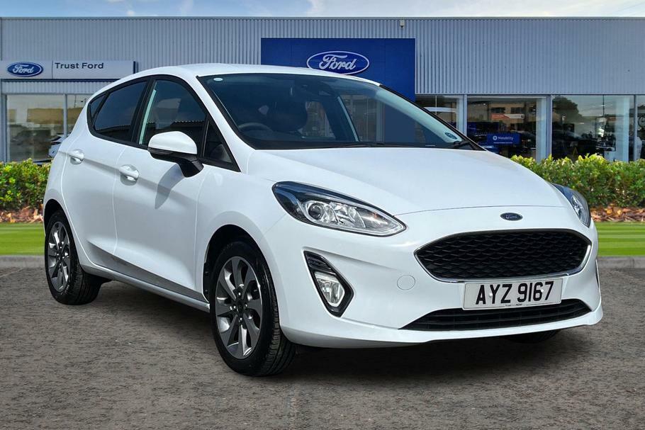 Compare Ford Fiesta 1.0 Ecoboost Hybrid Mhev 125 Trend 5Dr, Apple Car AYZ9167 White
