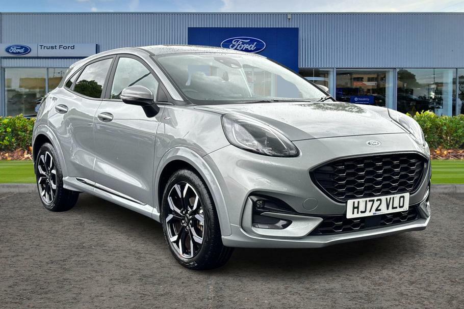 Compare Ford Puma 1.0 Ecoboost Hybrid Mhev St-line X Dct With B HJ72VLO Silver