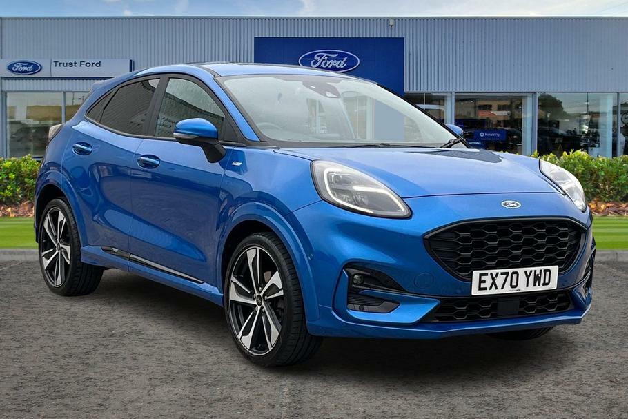 Compare Ford Puma 1.0 Ecoboost St-line X EX70YWD Blue