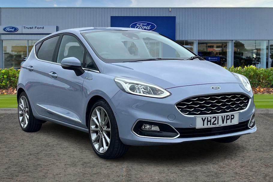 Compare Ford Fiesta 1.0 Ecoboost Hybrid Mhev 125 Vignale Edition 5Dr- YH21VPP Blue