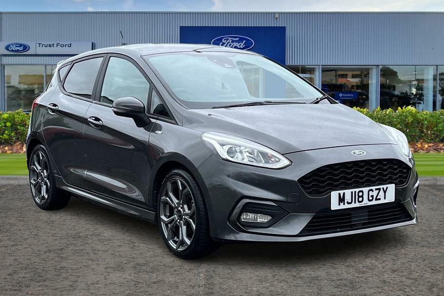 Compare Ford Fiesta 1.0 Ecoboost 140 St-line MJ18GZY Grey