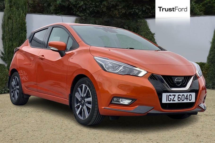 Compare Nissan Micra 0.9 Ig-t Acenta Limited Edition 5Dr7 Touch Scre IGZ6040 Orange