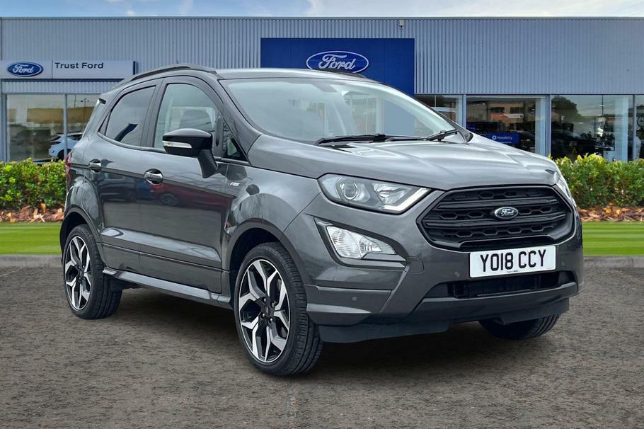Compare Ford Ecosport 1.0 Ecoboost 125 St-line 5Dr- With Heated Seats YO18CCY Grey