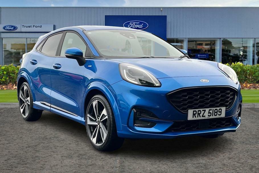 Compare Ford Puma 1.0 Ecoboost Hybrid Mhev St-line X - Heated Se RRZ5189 Blue
