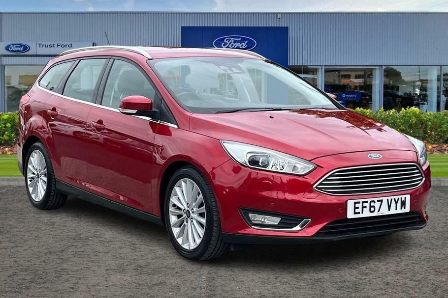 Compare Ford Focus 2.0 Tdci Titanium X Powershift Rear View Ca EF67VYW Red