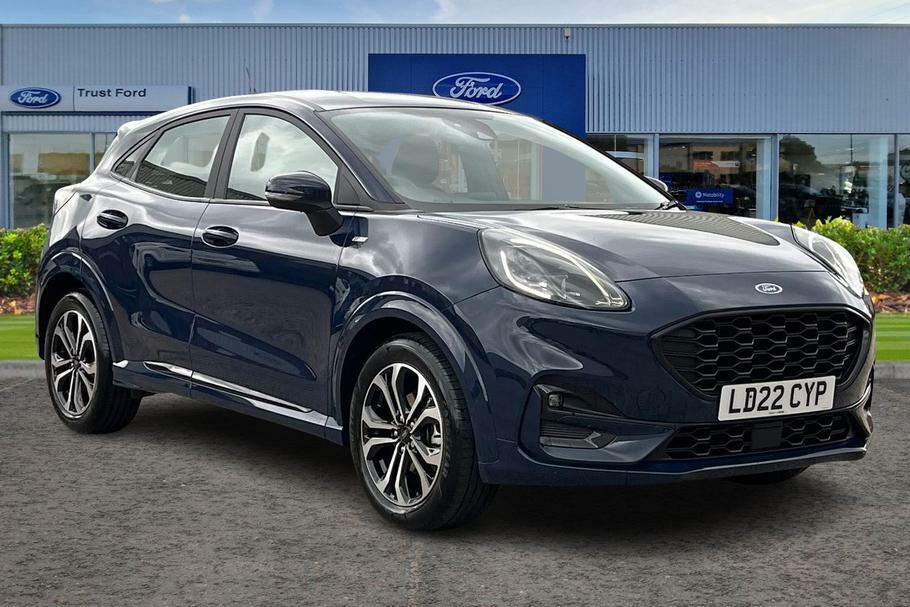 Compare Ford Puma 1.0 Ecoboost Hybrid Mhev St-line Dct LD22CYP Blue