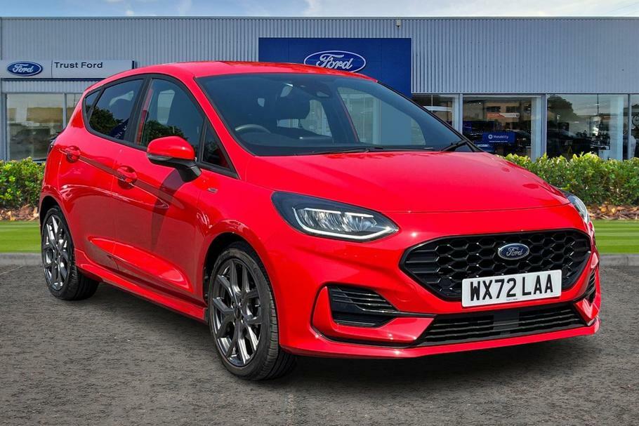 Compare Ford Fiesta 1.0 Ecoboost St-line WX72LAA Red