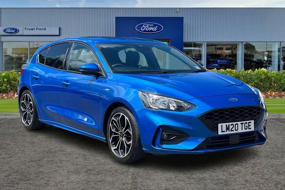 Compare Ford Focus 1.0 Ecoboost 125 St-line X LM20TGE Blue