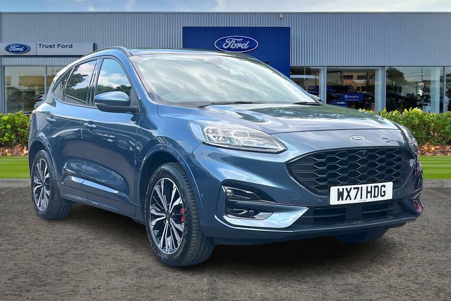 Compare Ford Kuga 2.5 Phev St-line X Edition Cvt With Drivers A WX71HDG Blue