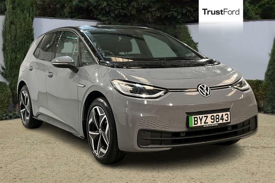 Compare Volkswagen ID.3 150Kw Tour Pro S 77Kwh Parking Sensors BYZ9843 Grey