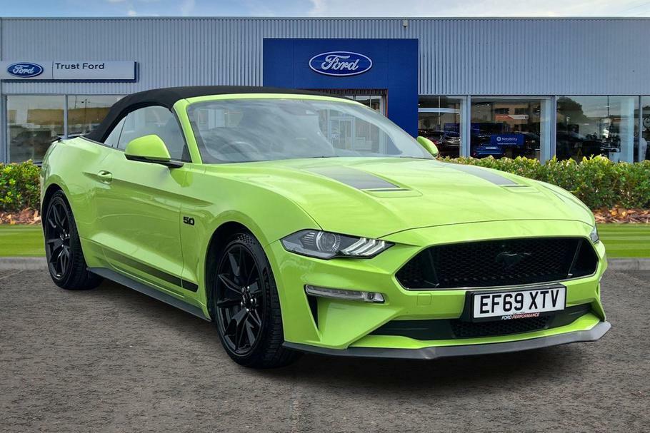 Compare Ford Mustang Special Edition 5.0 V8 55 Edition - With EF69XTV Green