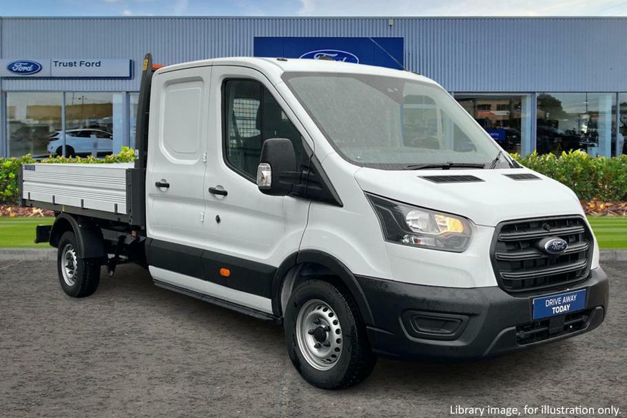 Compare Ford Transit Custom 2.0 Ecoblue 130Ps Double Cab Chassis YO73DVF White