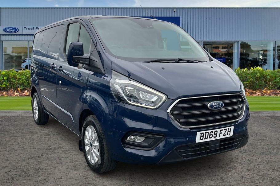 Compare Ford Transit Custom Custom 1.0 Ecoboost Phev 126Ps Low Roof Limited Va BD69FZH Blue