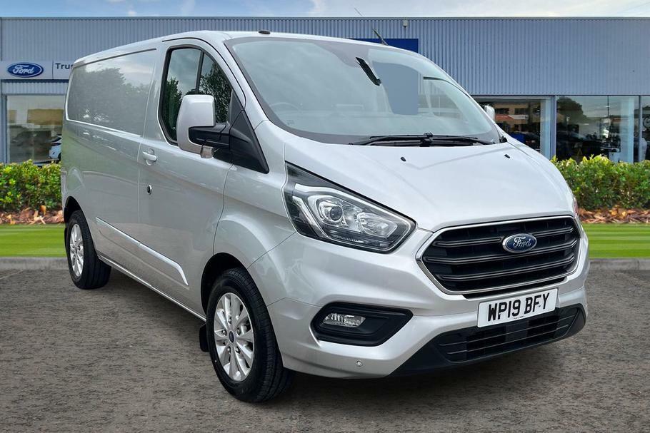 Compare Ford Transit Custom Custom 2.0 Ecoblue 130Ps Low Roof Limited Van WP19BFY Silver