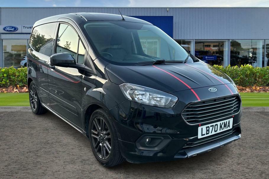 Compare Ford Transit Courier Courier 1.0 Ecoboost Sport Van 6 Speed LB70KMA Black