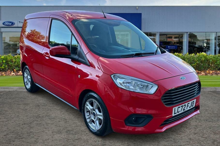Compare Ford Transit Courier Courier 1.5 Tdci 100Ps Limited Van 6 Speed LC72FJO Red