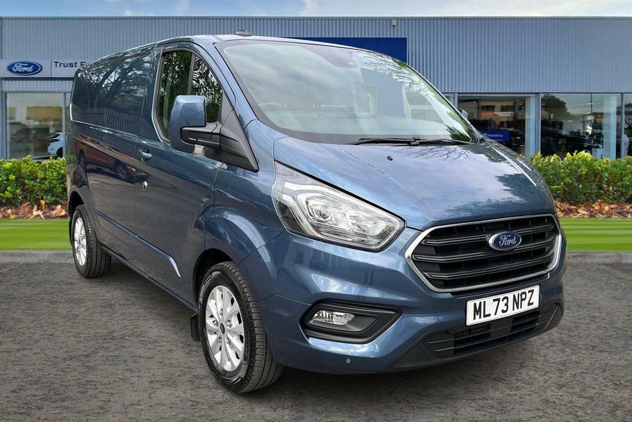 Compare Ford Transit Custom Custom 2.0 Ecoblue 130Ps Low Roof Limited Van ML73NPZ Blue