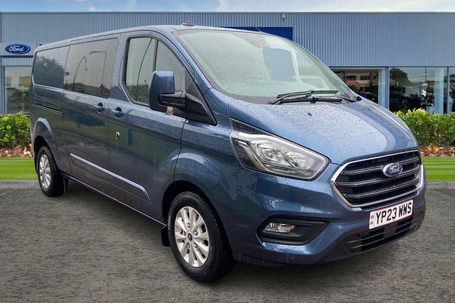 Compare Ford Transit Custom Custom 2.0 Ecoblue 170Ps Low Roof Dcab Limited Va YP23WWS Blue