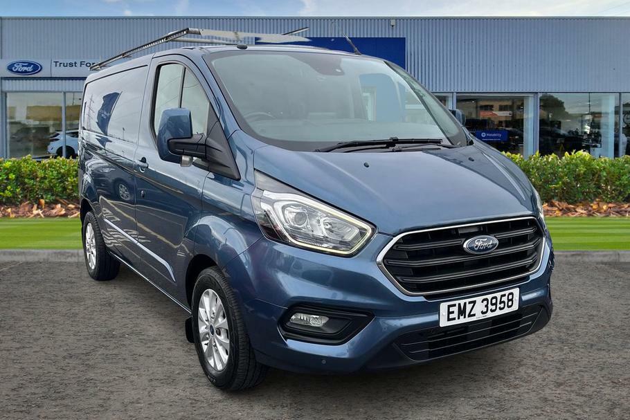 Compare Ford Transit Custom Custom 2.0 Ecoblue 130Ps Low Roof Limited Van EMZ3958 Blue
