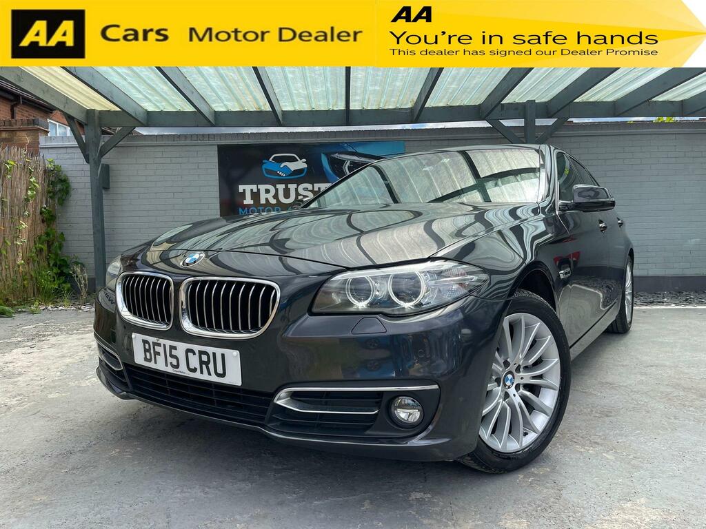 BMW 5 Series 2015 15 Reg Saloon 98,565 Miles 2.0L Aut Grey #1