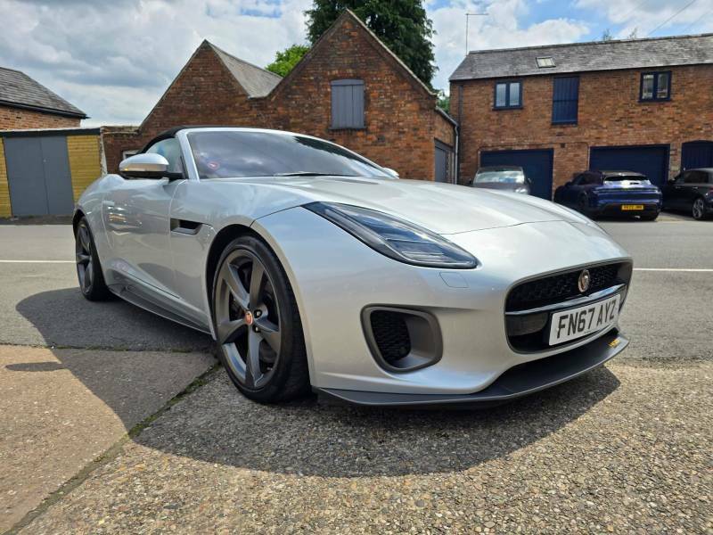Compare Jaguar F-Type Convertible FN67AYZ Silver