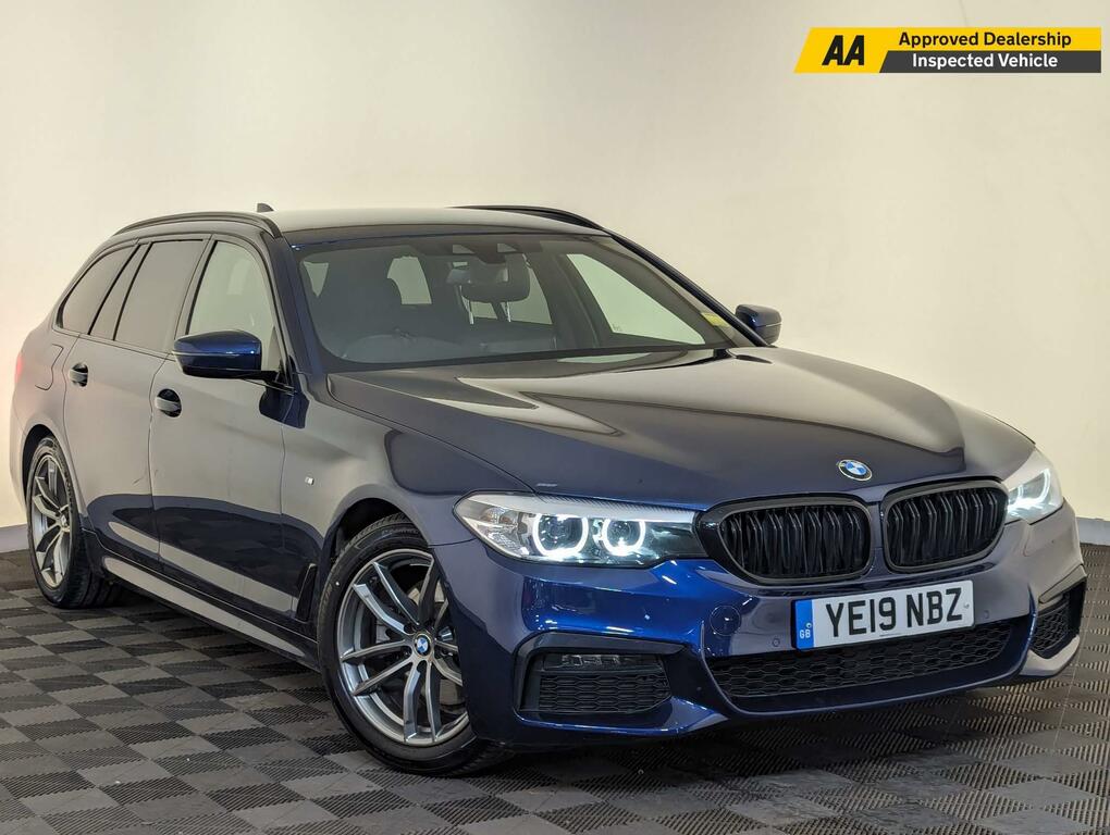 Compare BMW 5 Series 520D M Sport Touring YE19NBZ Blue
