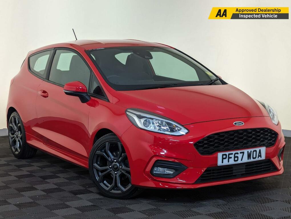 Compare Ford Fiesta 1.0T Ecoboost St-line Euro 6 Ss PF67WOA Red