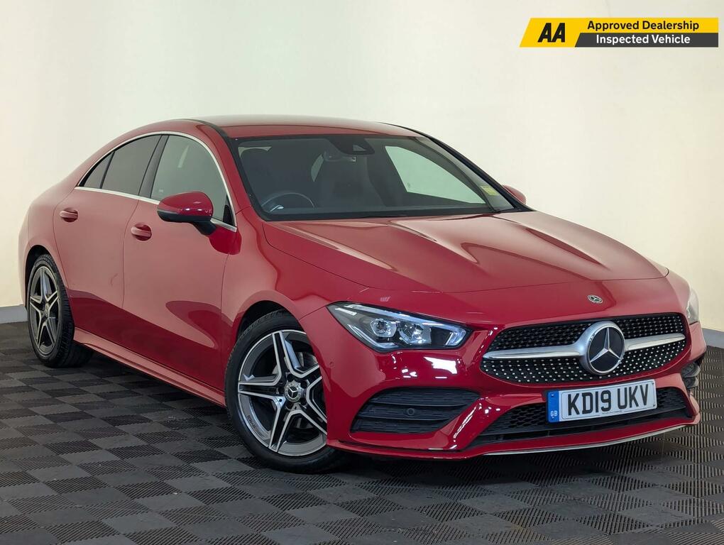 Compare Mercedes-Benz CLA Class 1.3 Cla180 Amg Line Coupe 7G-dct Euro 6 Ss KD19UKV Red