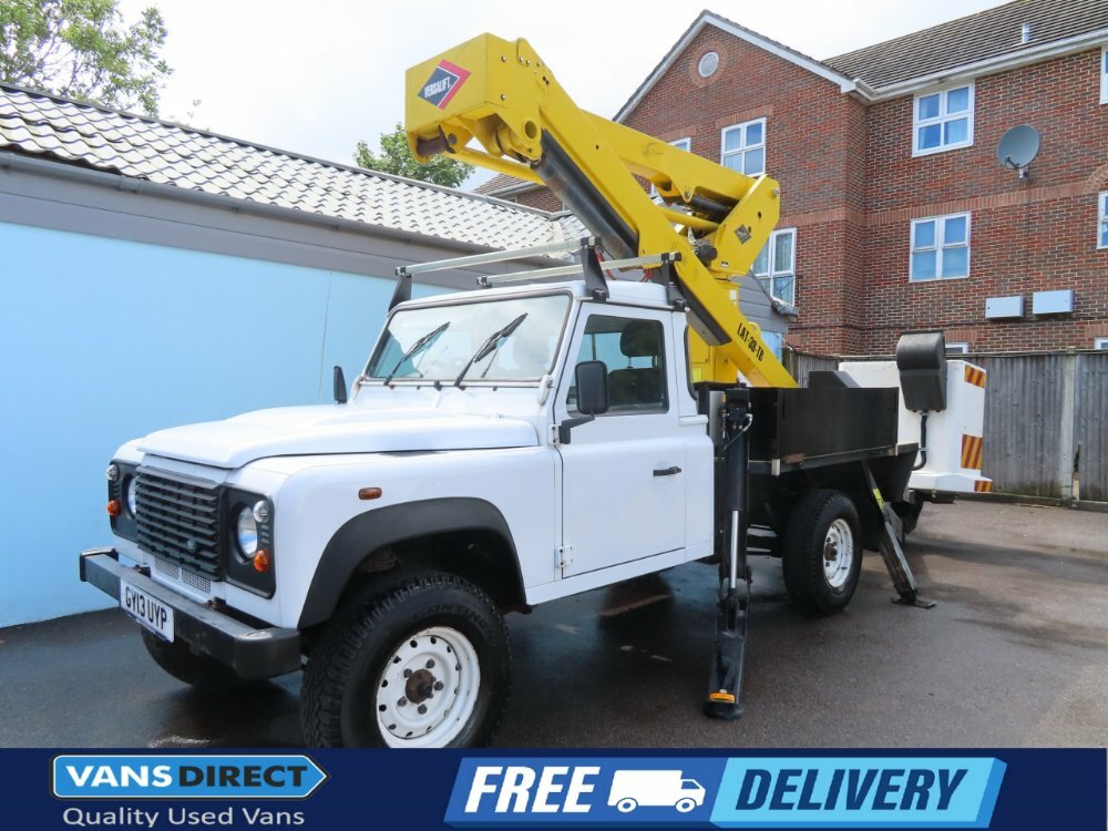 Compare Land Rover Defender 130 2.2 Td 125 4Wd Cherry Picker GY13UYP White