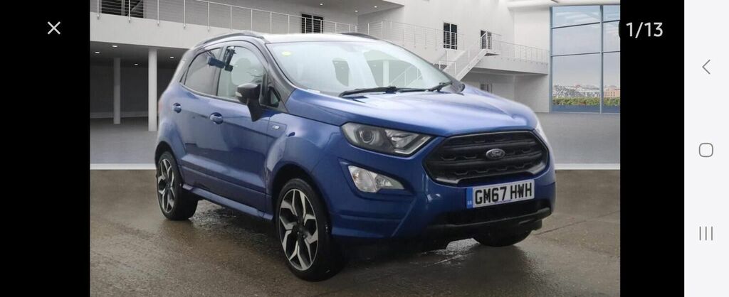 Compare Ford Ecosport Suv 1.0T Ecoboost St-line Euro 6 Ss 20186 GM67HWH Blue