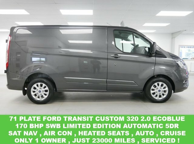 Compare Ford Transit Custom 320 2.0 Ebl 170 Bhp Swb Limited Sat Na WR71EFC Grey