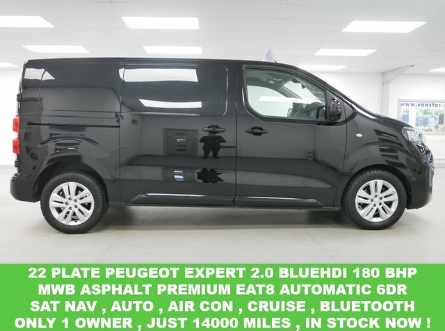 Compare Peugeot Expert 2.0 Bluehdi 180 Bhp Mwb Asphalt Premium Eat8 YC22VSM Black