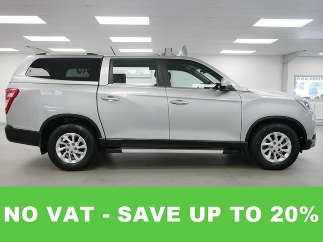 Compare SsangYong Musso 2.2 Td 180 Bhp Ex Edition 4Wd Canopy No Vat RK21FXW Silver
