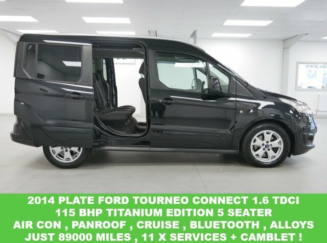 Ford Tourneo Custom 1.6 Tdci 115 Bhp Titanium Edition 5 Seater Pan R Black #1