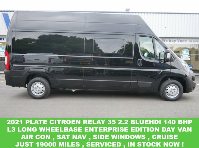 Compare Citroen Relay 35 2.2 Bluehdi 140 Bhp L3 Long Enterprise Day Van MM21CHD Black