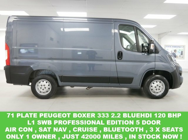 Peugeot Boxer 333 2.2 Bluehdi 120 Bhp L1 Swb Professional Editio Grey #1