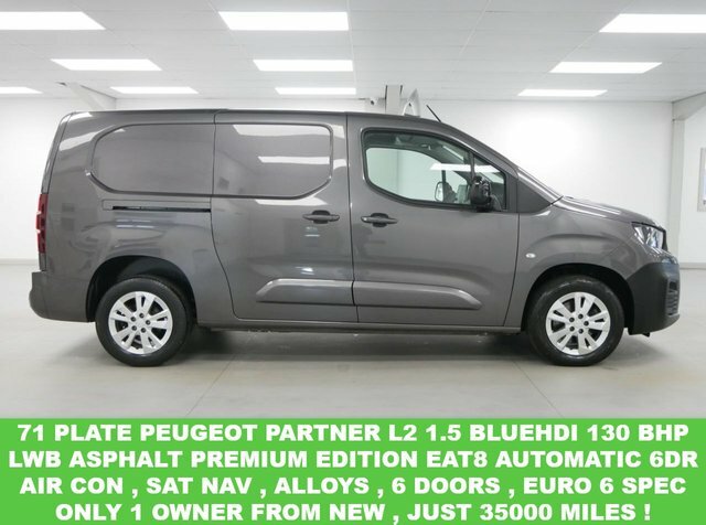 Compare Peugeot Partner L2 1.5 Bluehdi 130 Bhp Long Asphalt Premium Eat8 A GJ71EGU Grey