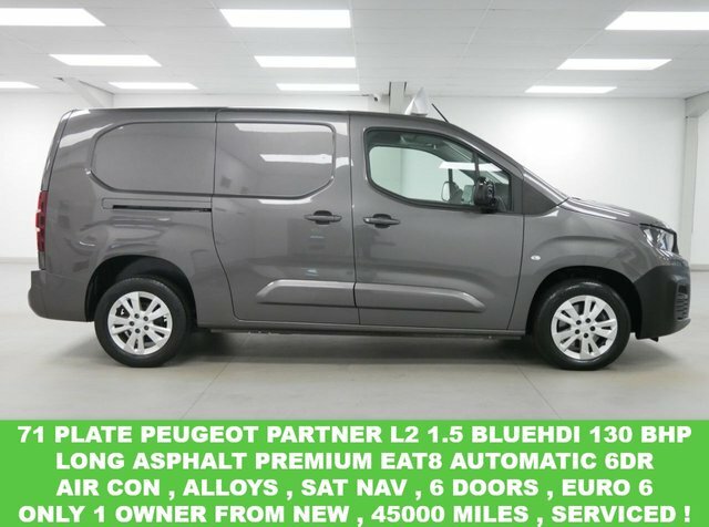 Peugeot Partner L2 1.5 Bluehdi 130 Bhp Long Asphalt Premium Eat8 A Grey #1