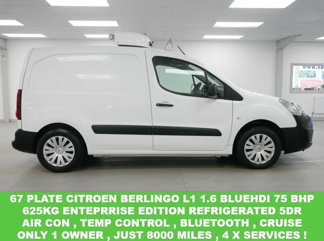 Compare Citroen Berlingo L1 1.6 Bluehdi Enterprise Refrigerated 24Hr Stan BN67JJX White