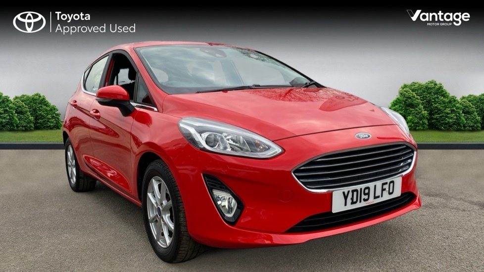 Compare Ford Fiesta 1.0T Ecoboost Zetec Euro 6 Ss YD19LFO Red