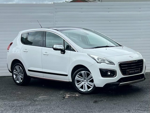 Compare Peugeot 3008 1.6 Blue Hdi Ss Allure 120 Bhp LD16RGX White
