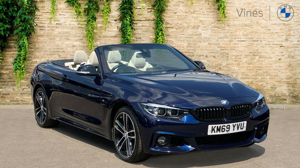 Compare BMW 4 Series 435D Xdrive M Sport Convertible KM69YVU Blue