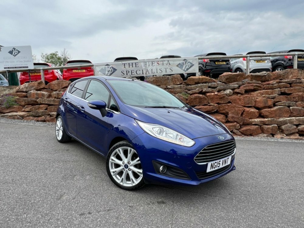 Compare Ford Fiesta 1.0T Ecoboost Titanium X Euro 6 Ss NG15VNT Blue