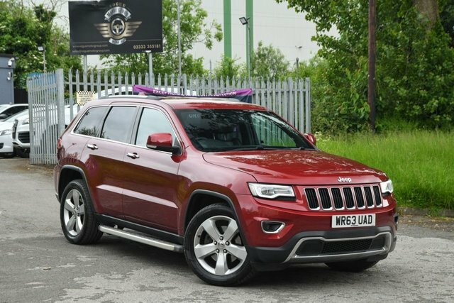 Compare Jeep Grand Cherokee 3.0 V6 Crd Limited 247 Bhp WR63UAD Red