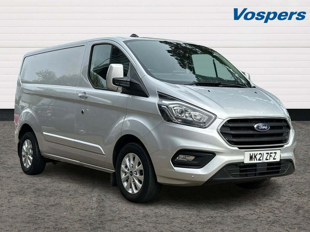 Compare Ford Transit Custom 2.0 Ecoblue Hybrid 130Ps Low Roof Limited Van WK21ZFZ Silver