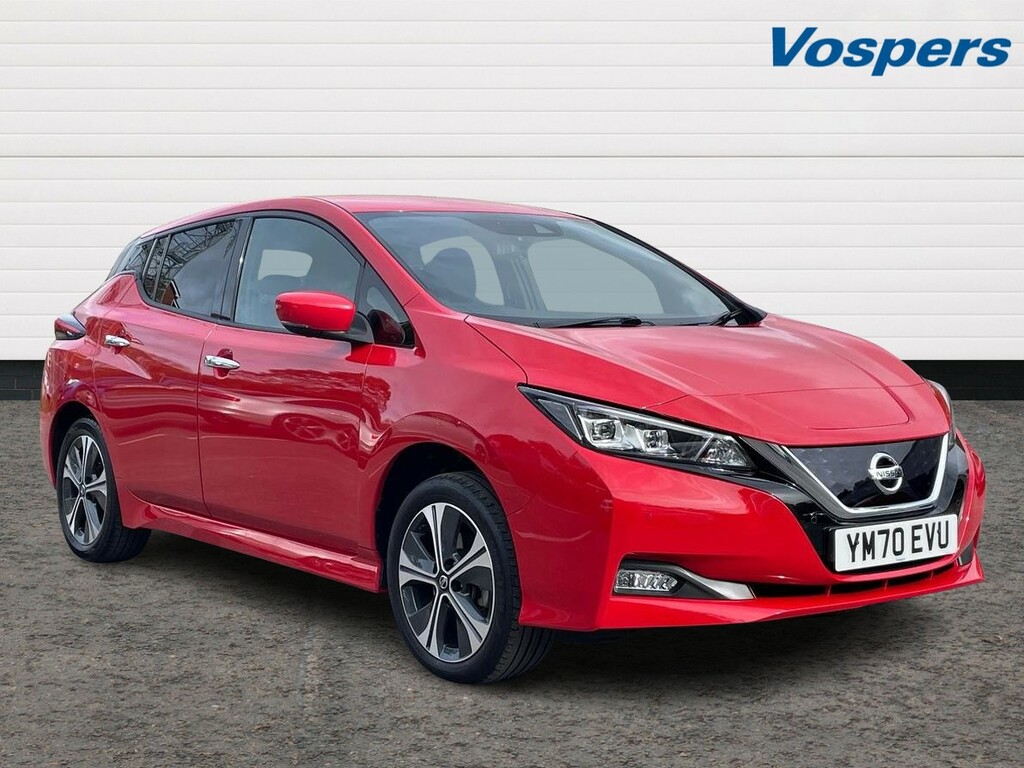 Compare Nissan Leaf 160Kw E Tekna 62Kwh YM70EVU Red