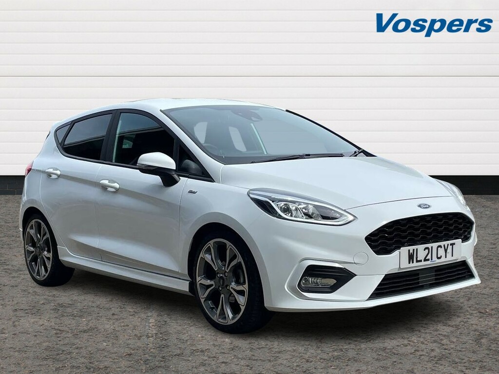 Compare Ford Fiesta 1.0 Ecoboost Hybrid Mhev 125 St-line X Edition WL21CYT White