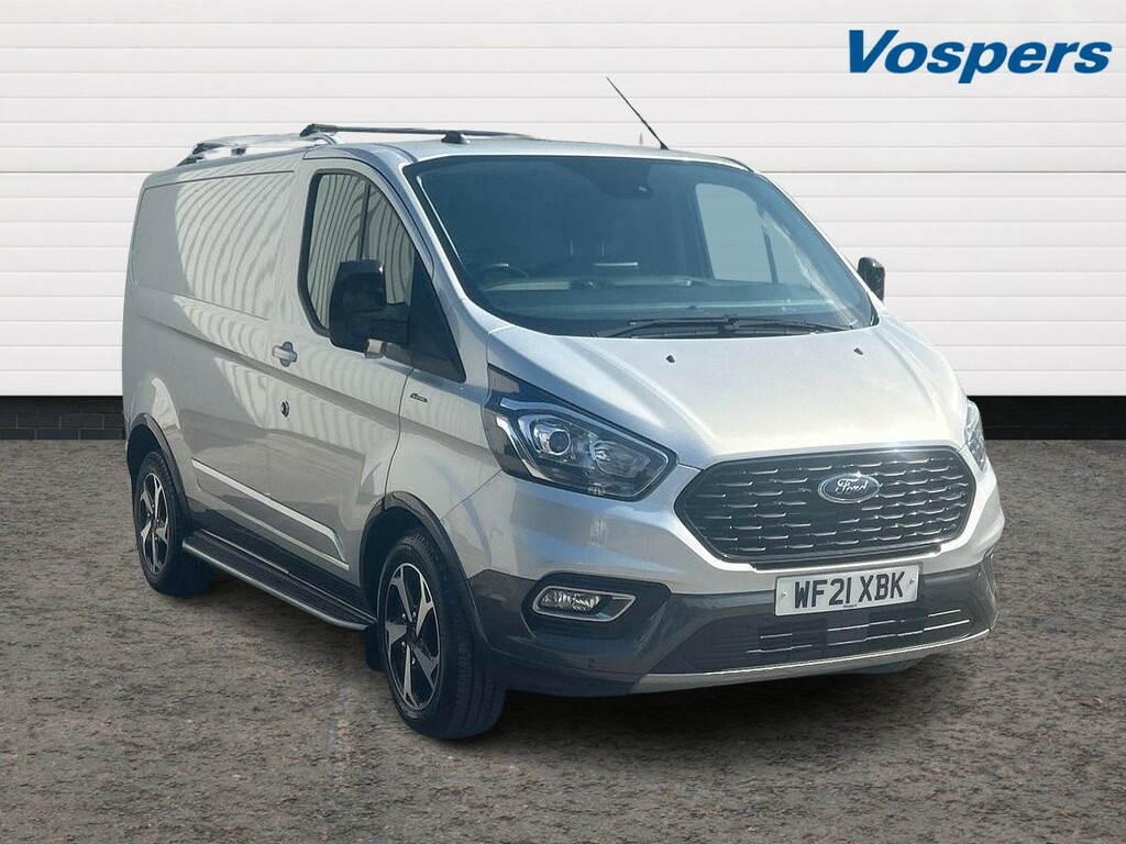 Compare Ford Transit Custom 2.0 Ecoblue 130Ps Low Roof Active Van WF21XBK Silver