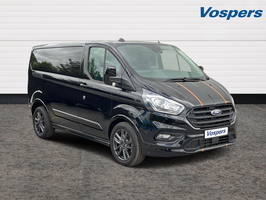 Compare Ford Transit Custom 2.0 Ecoblue 170Ps Low Roof Sport Van WG24FVY Black