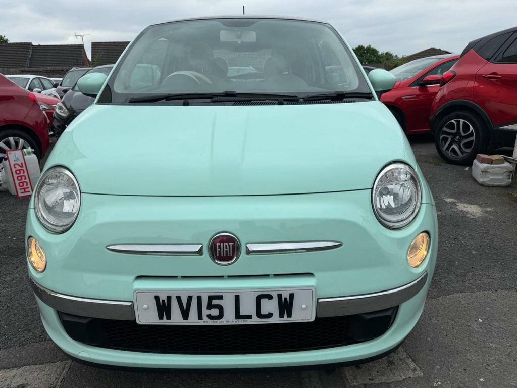 Compare Fiat 500 1.2 Lounge Euro 6 Ss WV15LCW Green